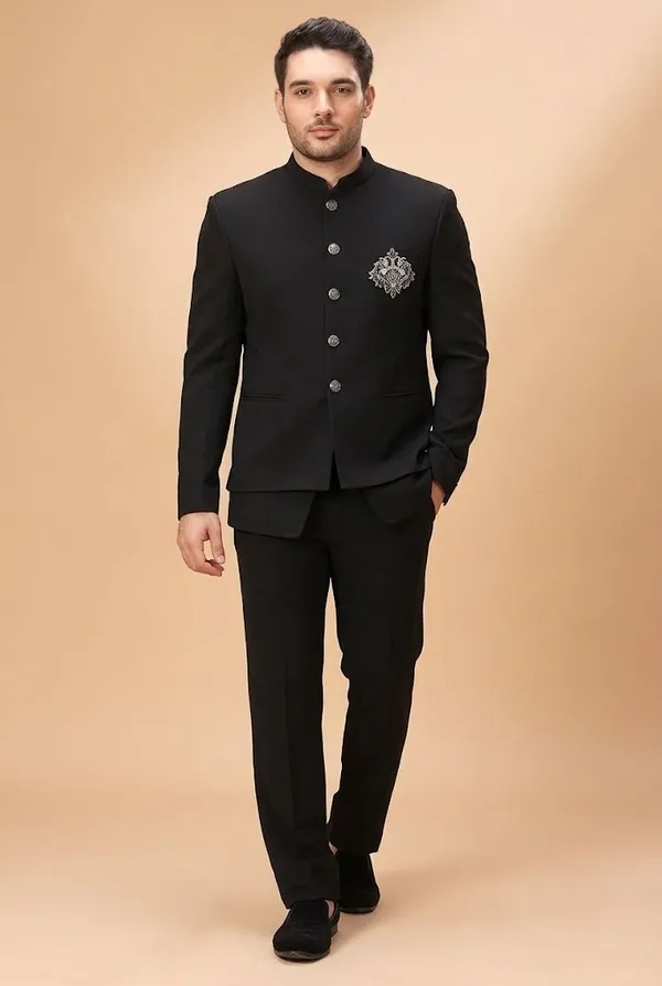 Classic_Black_Jodhpuri_Suit_With_Embroidered_Motif