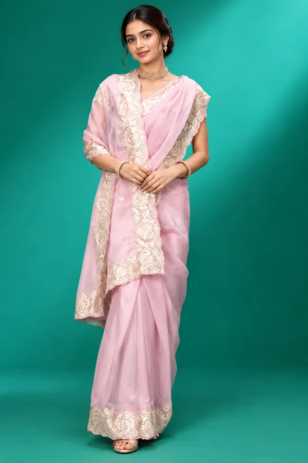 Blush_Pink_Embroidered_Net_Saree_Blush_Pink