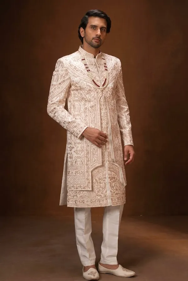 Ivory_Royal_Embroidered_Groom_Sherwani