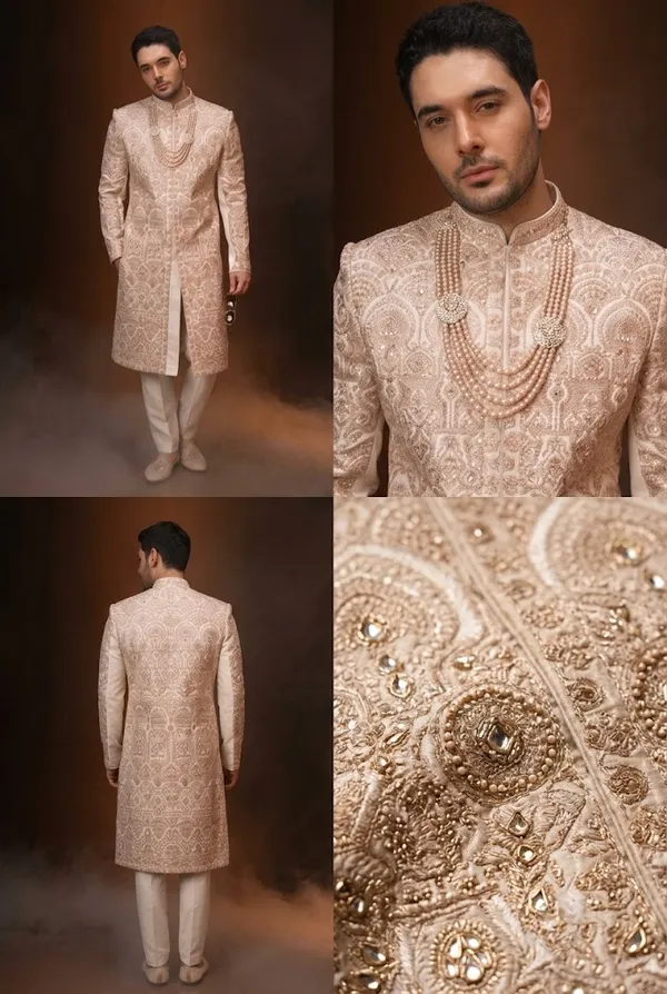 Rose_Gold_Embroidered_Groom_Sherwani