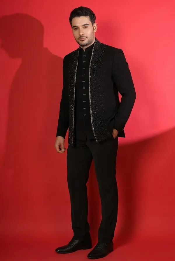 Black_Embellished_Indo_Western_Suit