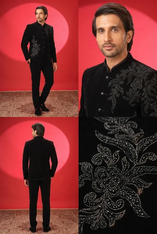 Black_Velvet_Embroidered_Jodhpuri_Suit