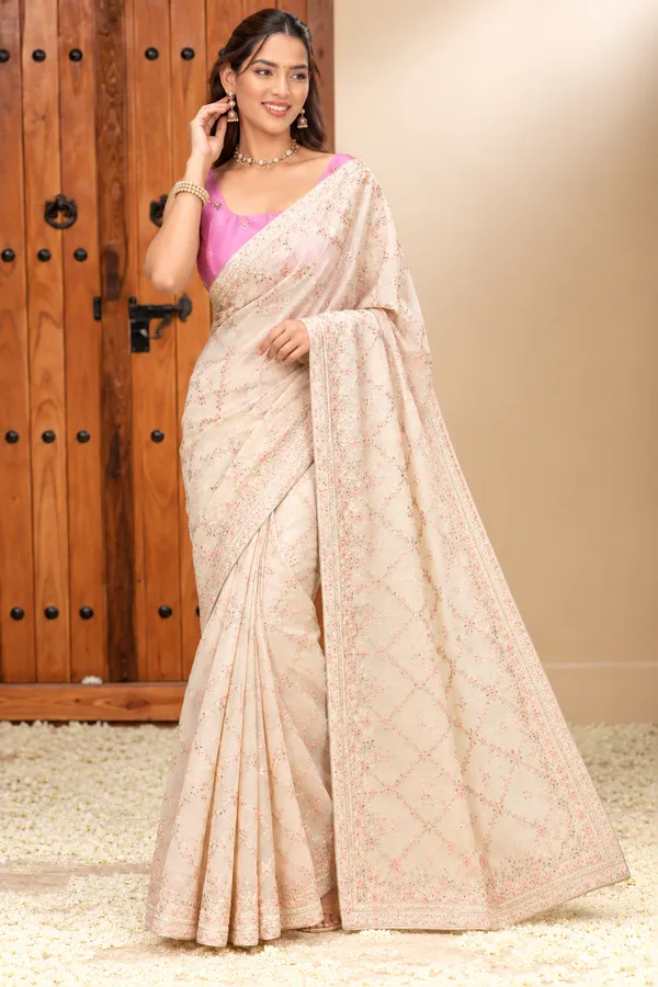 Ivory_Blush_Embroidered_Saree_1_White