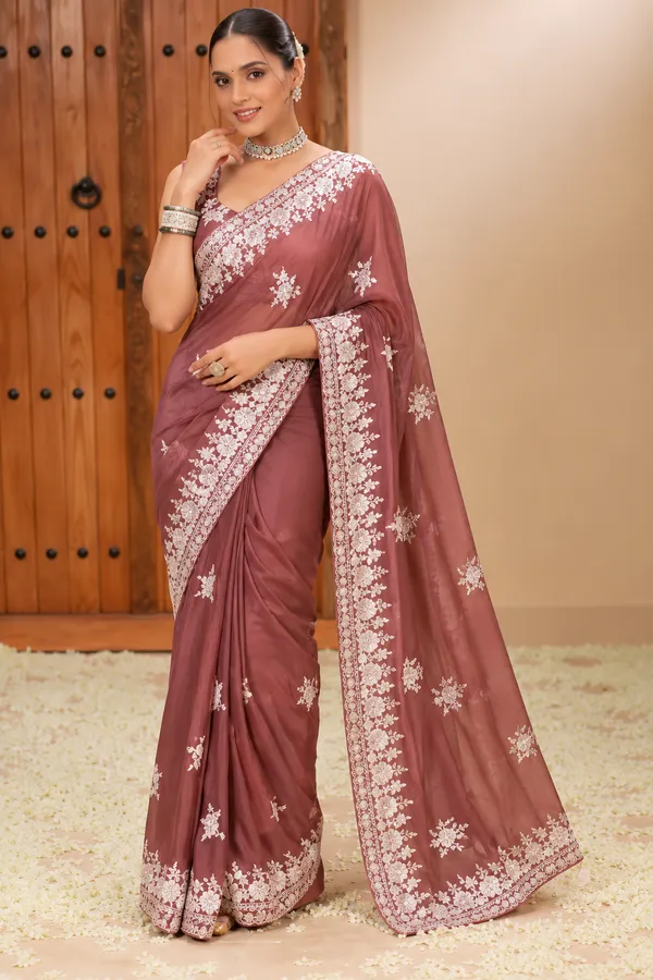 Elegant_Mauve_Floral_Embroidered_Saree_Coral_Peach
