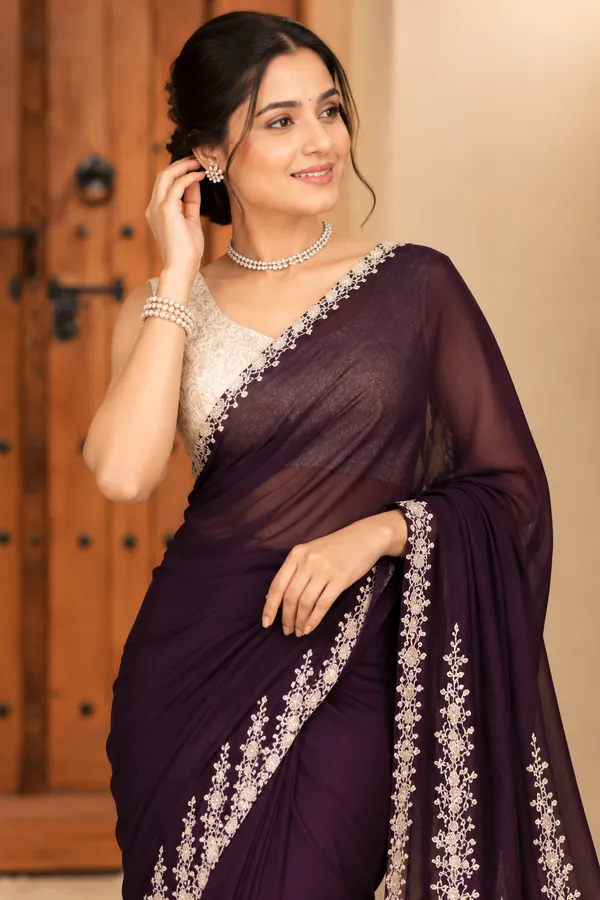 Elegant_Plum_Embroidered_Saree_Dark_Mauve