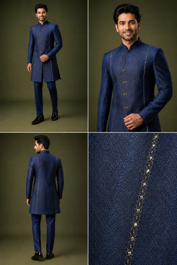 Royal_Navy_Blue_Indo_Western_Sherwani_Set