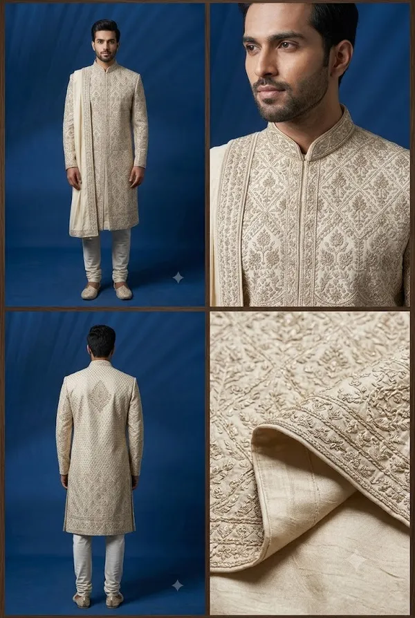 Royal_Ivory_Embroidered_Sherwani_Set