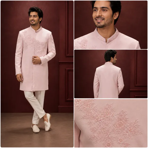 Blush_Pink_Embroidered_Indo_Western_Sherwani