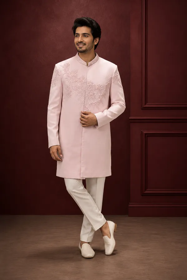 Blush_Pink_Embroidered_Indo_Western_Sherwani