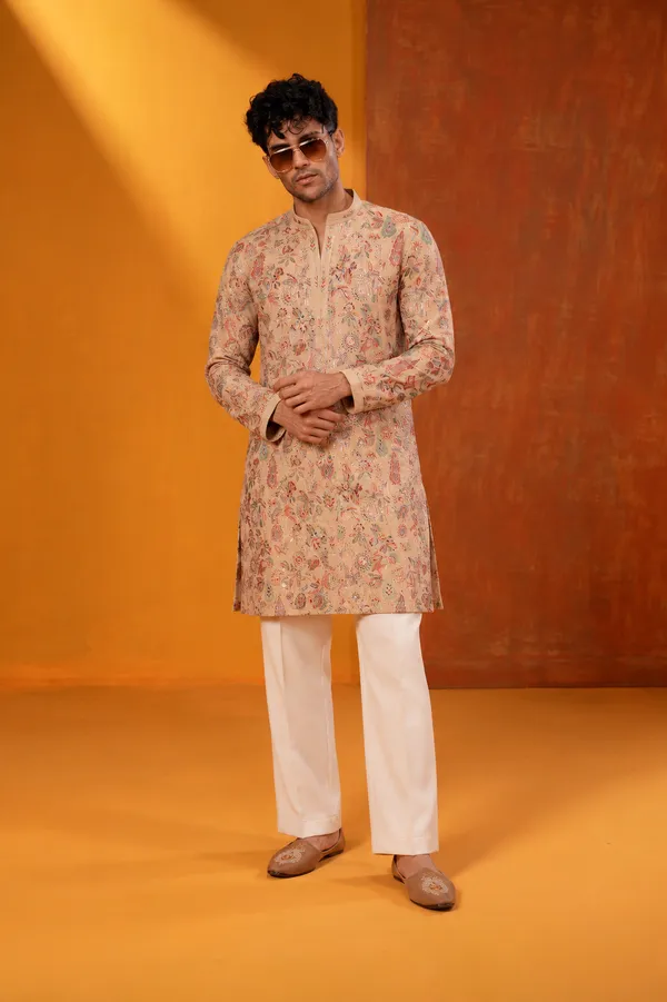 Beige_Paisley_Embroidered_Festive_Kurta_Set_Coming_Soon
