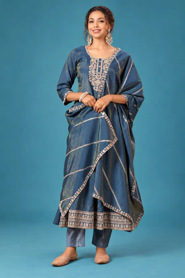 Elegant_Teal_Blue_Embroidered_Festive_Suit_Deep_Teal_Blue