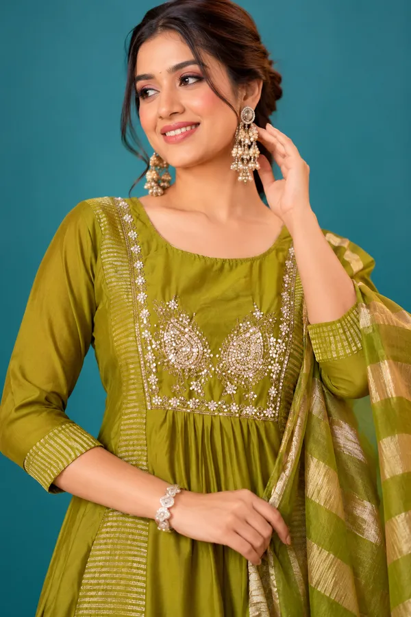 Olive_Green_Festive_Embroidered_Anarkali_Set_Olive_Green
