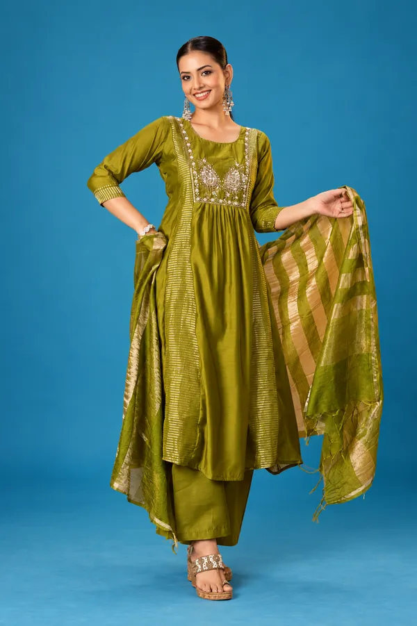 Olive_Green_Festive_Embroidered_Anarkali_Set_Olive_Green