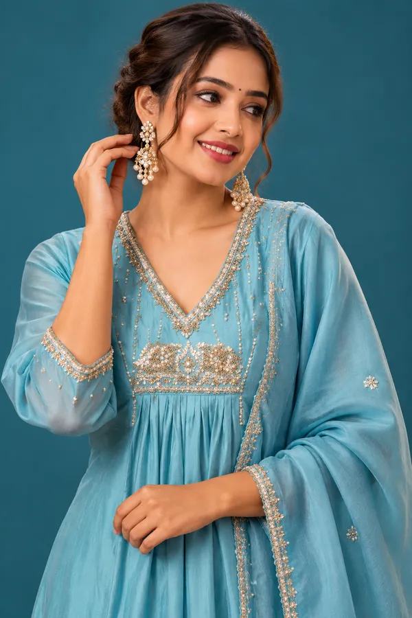 Elegant_Sky_Blue_Embroidered_Festive_Anarkali_Set_Teal_Blue