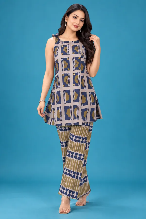 Contemporary_Printed_Co_Ord_Set_For_Women_Blue