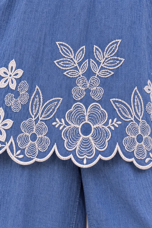 Denim_Blue_Floral_Embroidered_Co_Ord_Set_Dusty_Sky_Blue