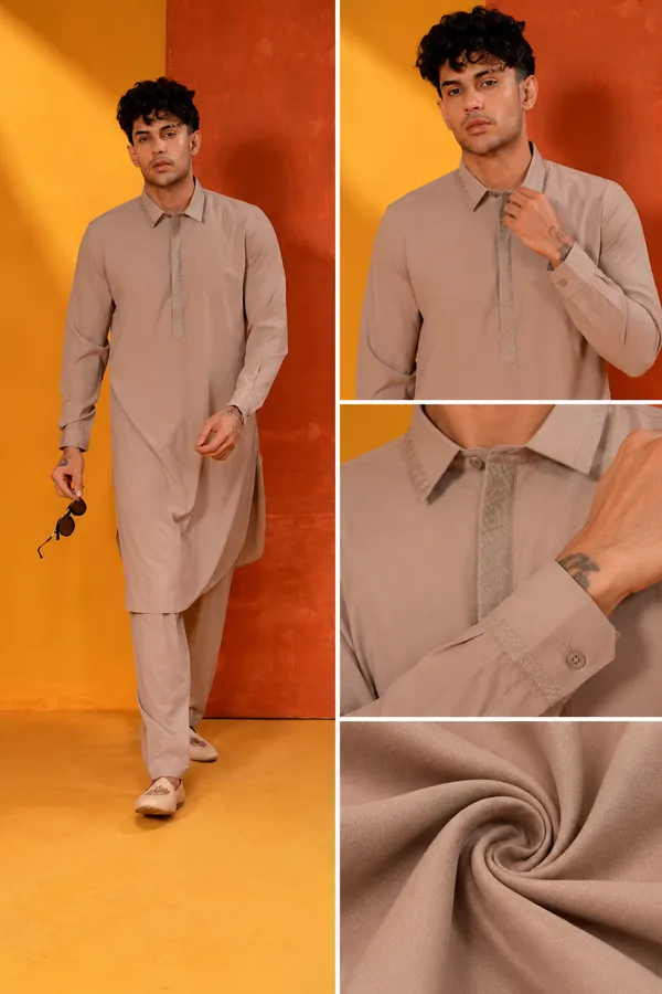 Taupe_Elegance_Men_S_Kurta_Set