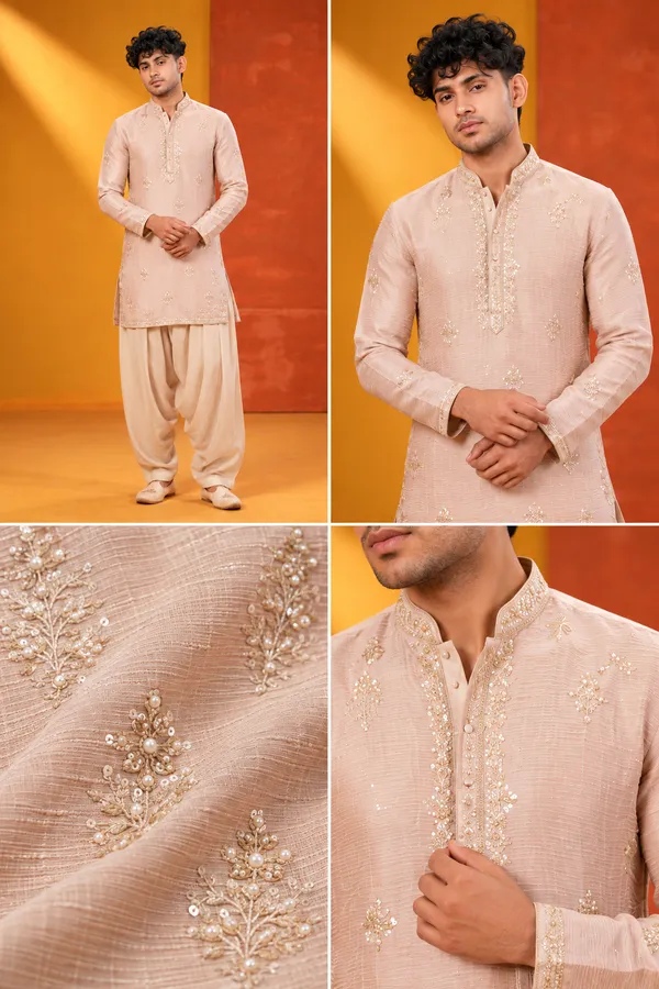 Elegant_Blush_Beige_Embroidered_Kurta_Set