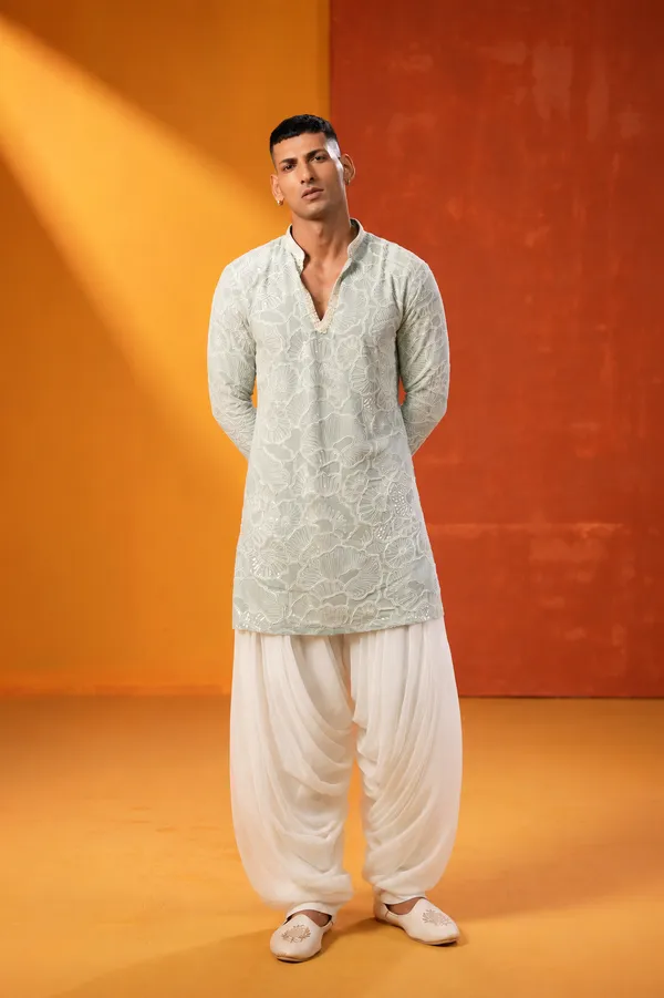 Mint_Green_Embroidered_Kurta_Set