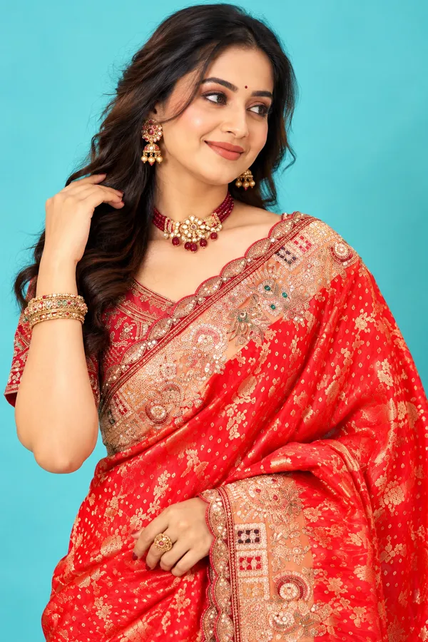 Royal_Red_Designer_Saree_With_Golden_Floral_Motifs_Heavy_Embroidered_Border_Red