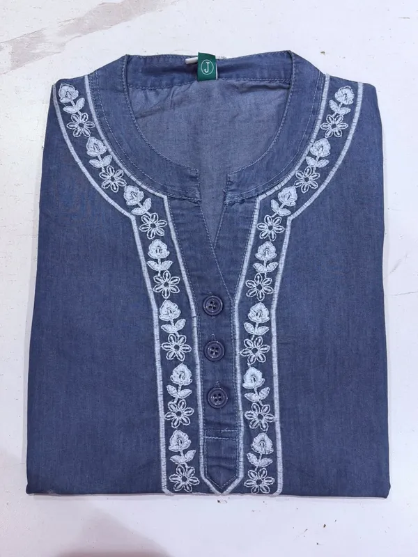 Women_S_Denim_Blue_Floral_Embroidered_Kurta_Palazzo_Set_Dusty_Sky_Blue
