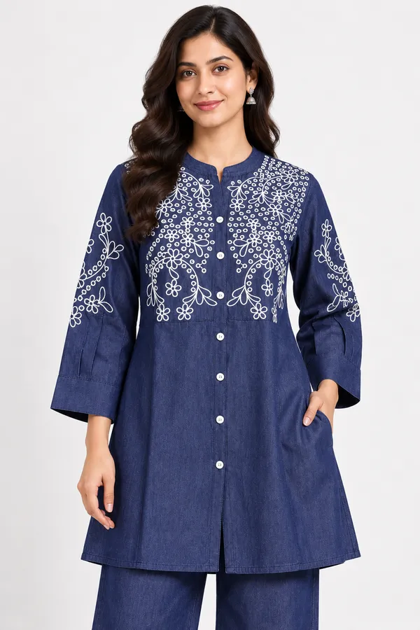Women_S_Navy_Blue_White_Floral_Embroidered_Denim_Co_Ord_Set_Royal_Blue