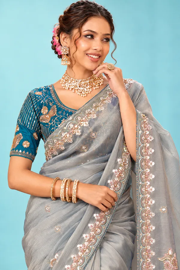 Elegant_Silver_Grey_Designer_Saree_With_Delicate_Floral_Embroidery_Silver