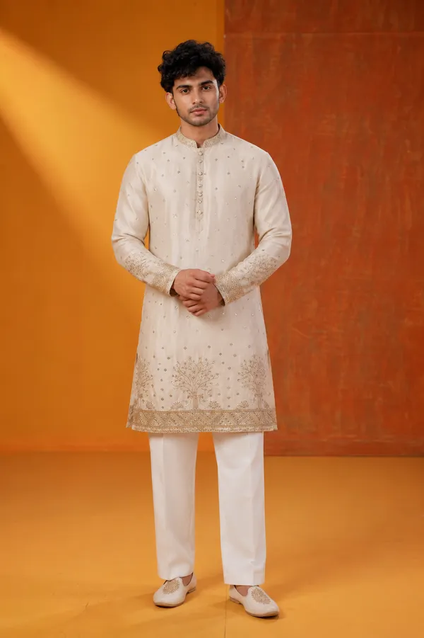 Men_S_Premium_Cream_Gold_Embroidered_Festive_Kurta_Pajama_Set