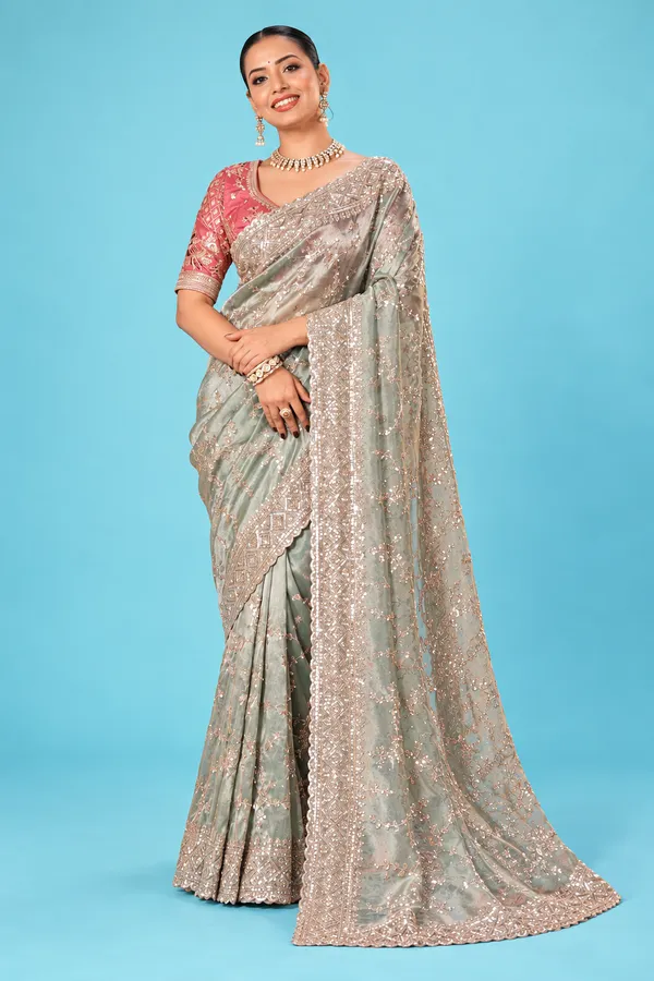 Elegant_Sage_Green_Designer_Saree_With_Heavy_Silver_Embroidery_Rich_Scalloped_Border_Sage_Green