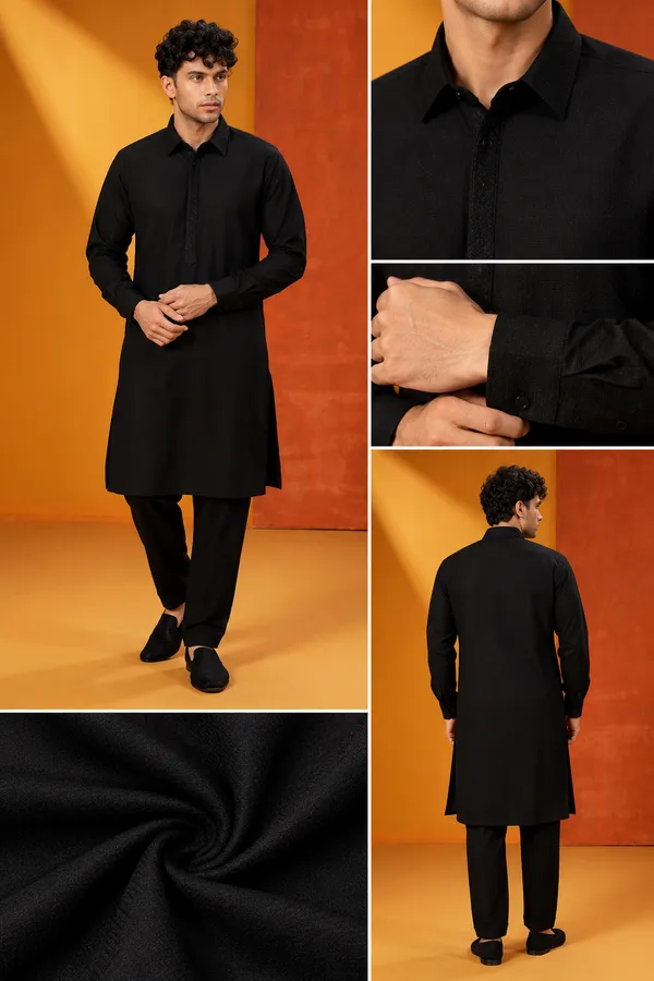 Men_S_Classic_Black_Kurta_Pajama_Set