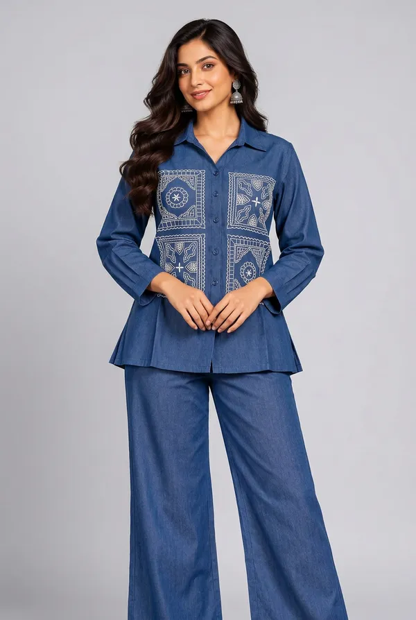 Women_S_Denim_Blue_White_Embroidered_Co_Ord_Set_Aqua_Blue
