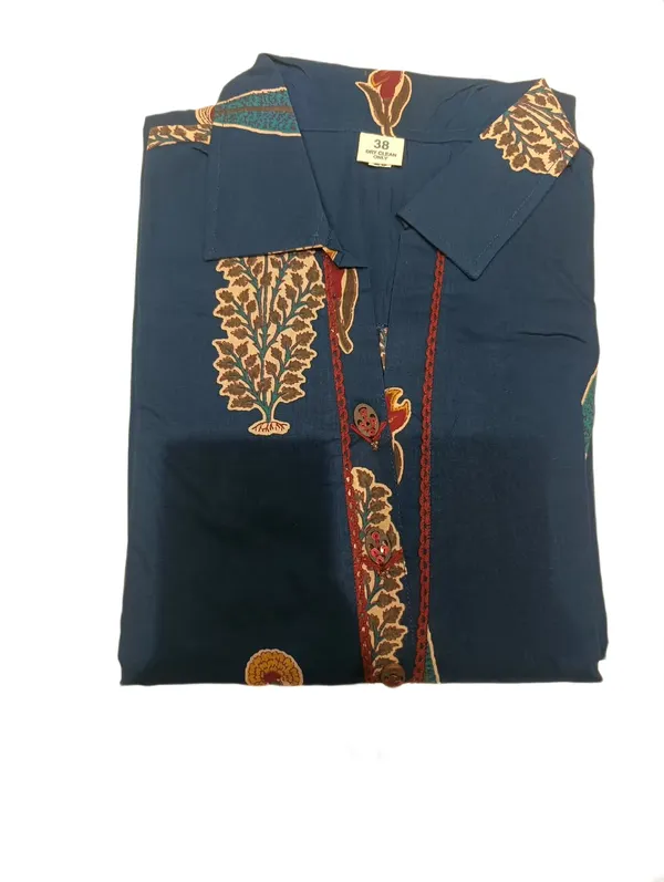 Elegant_Teal_Blue_Floral_Printed_Anarkali_Kurta_Set_Dark_Blue