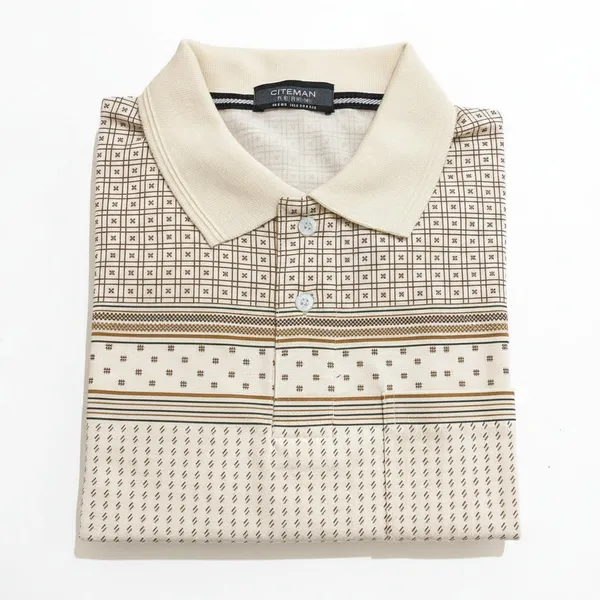 Men_S_Slate_Grey_Geometric_Printed_Polo_T_Shirt_Ivory_Cream