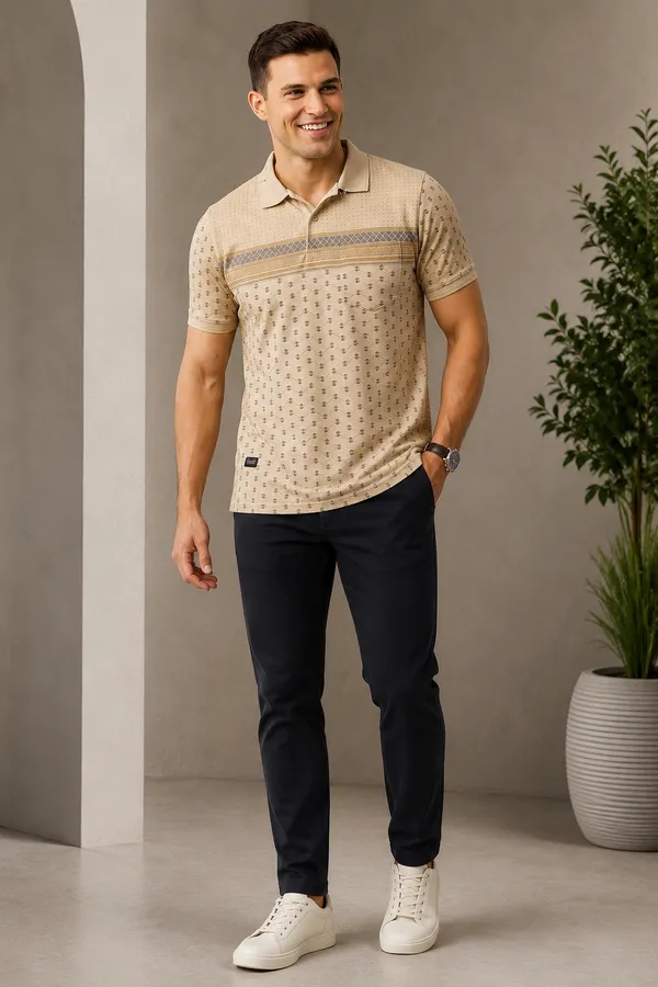 Men_S_Camel_Beige_Geometric_Printed_Polo_T_Shirt_Cream