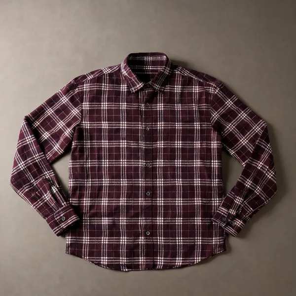Mens_Checked_Casual_Shirt_Maroon