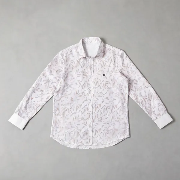Sky_Leaf_Print_Premium_Casual_Shirt_For_Men_Begie