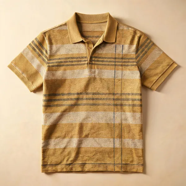 Mens_Mustard_Gold_Striped_Polo_T_Shirt_Mustard_Yellow