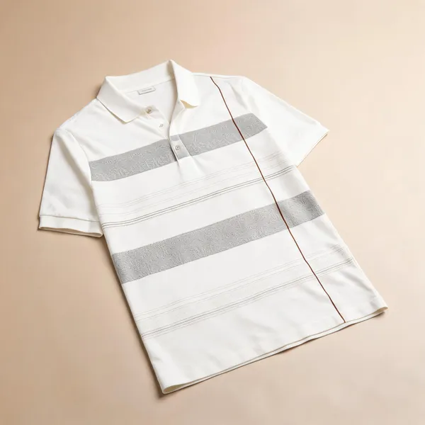 Mens_Premium_Textured_Polo_T_Shirt_White