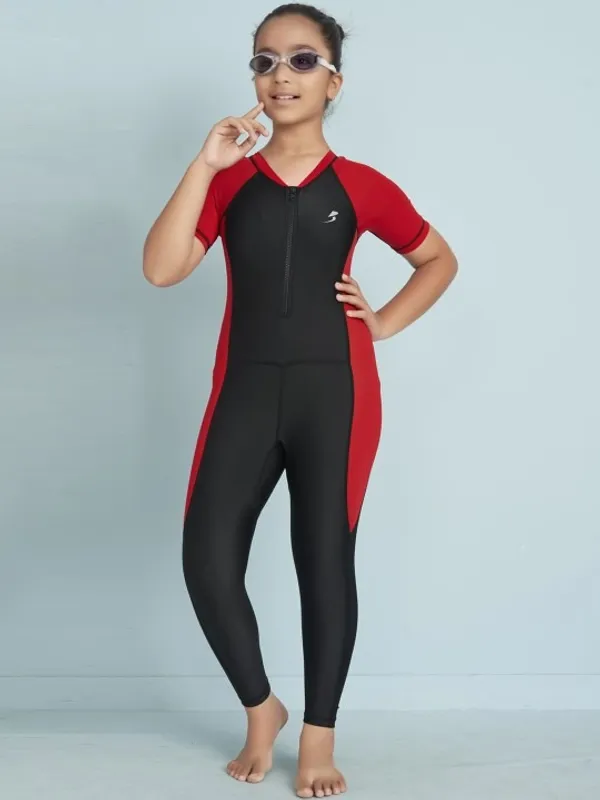 Red_Black_Full_Length_Swimsuit_for_Girls