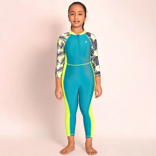 Blue_Printed_Full_Sleeve_Swimsuit_For_Girls