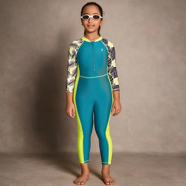 Blue_Printed_Full_Sleeve_Swimsuit_For_Girls