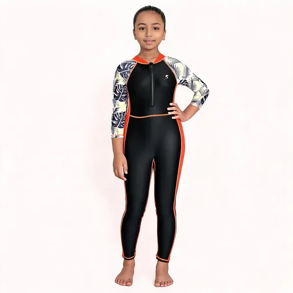 Black_Printed_Full_Sleeve_Swimsuit_For_Girls
