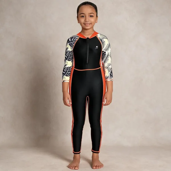 Black_Printed_Full_Sleeve_Swimsuit_For_Girls