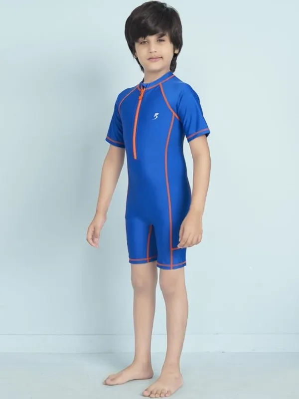 Blue_Short_Sleeve_One_Piece_Swimsuit_for_Boys
