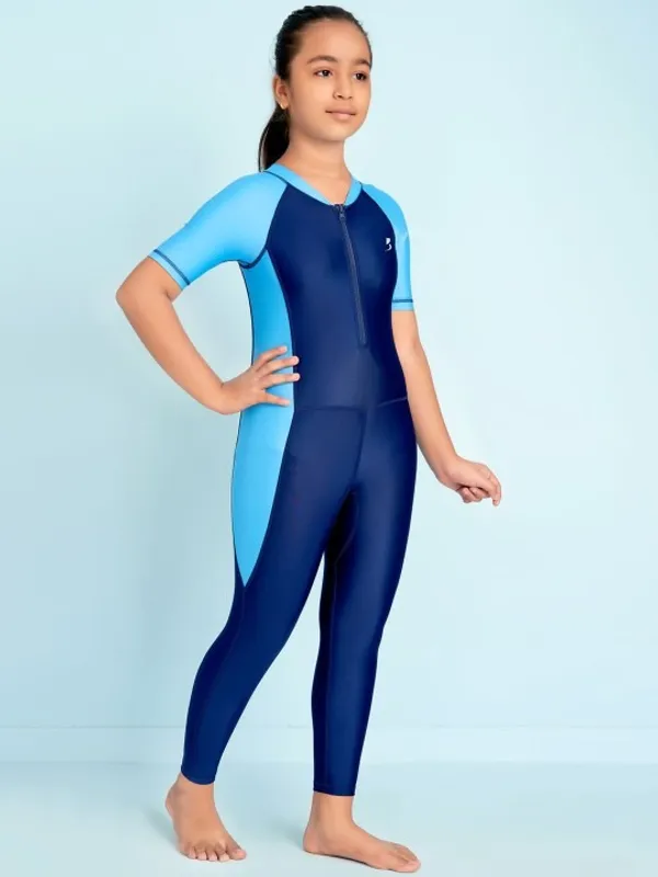 Navy_Blue_Short_Sleeve_Full-Length_Swimsuit_for_Girls