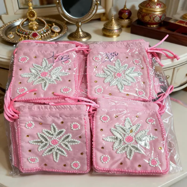 Pink_Fabric_Floral_Embroidered_Drawstring_Potli_For_Women