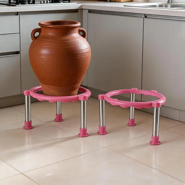 Stainless_Steel_Foldable_Round_Matka_Stand_-_Pack_of_2