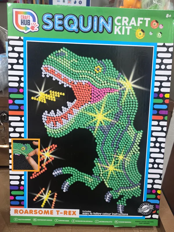 Craft_Hub_Sequin_T-Rex_Craft_Kit