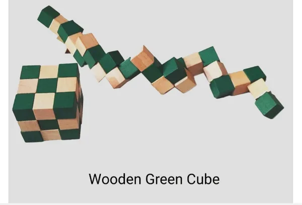 Wooden_Green_Snake_Cube_Puzzle