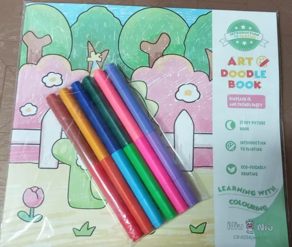 Children's_Art_Doodle_Coloring_Book_With_Colour_Pens